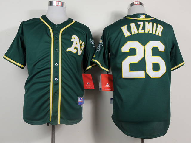 Men Oakland Athletics #26 Kazmir Green MLB Jerseys->oakland athletics->MLB Jersey